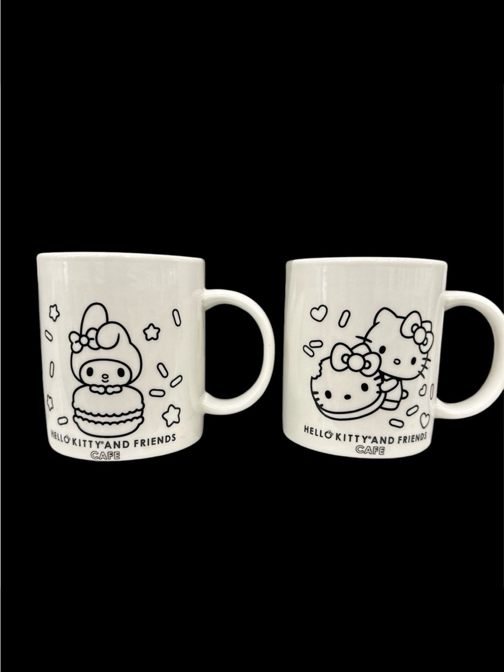 White Kids Mug - Set of 2
